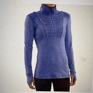 Lululemon Run Your Heart Out Pullover Size 6 purple